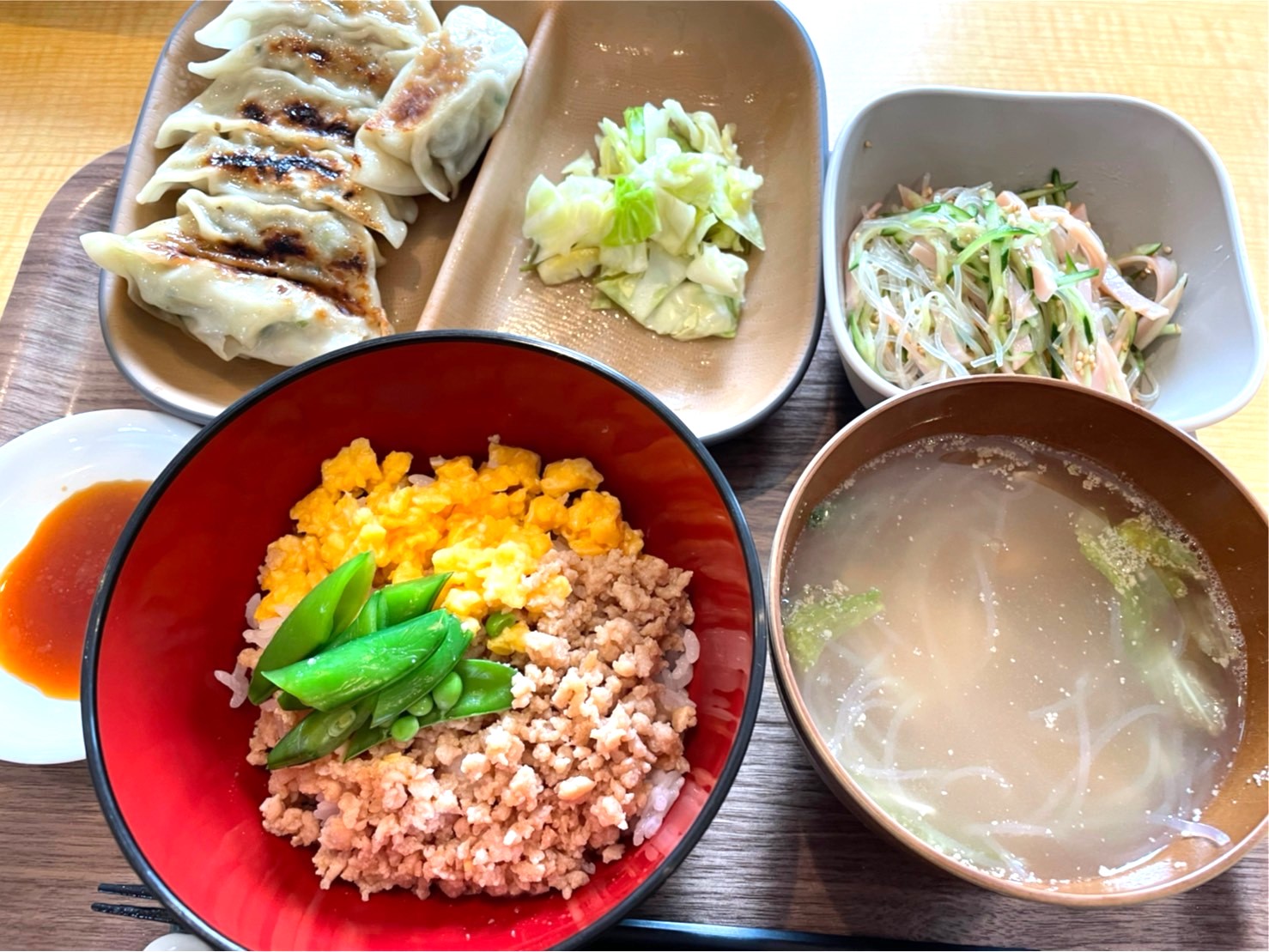 手作りの昼食